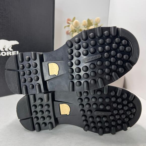 Sorel Caribou WP Waterproof Boots Black Stone NL1005-011 Women 8 NWB - Picture 8 of 10